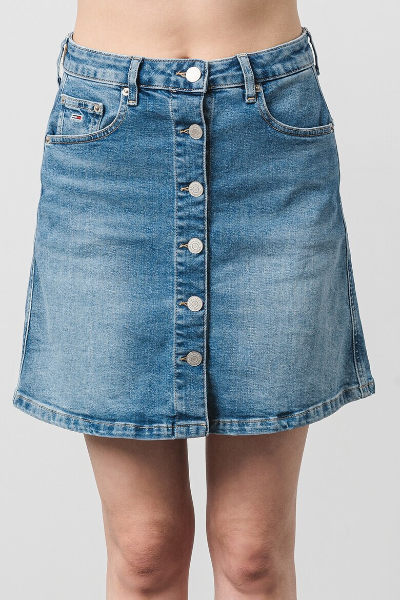 Tommy Jeans Пола Aline от деним - Pepit.bg