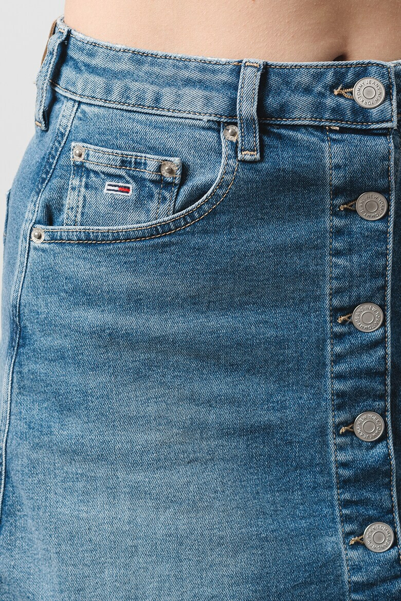 Tommy Jeans Пола Aline от деним - Pepit.bg