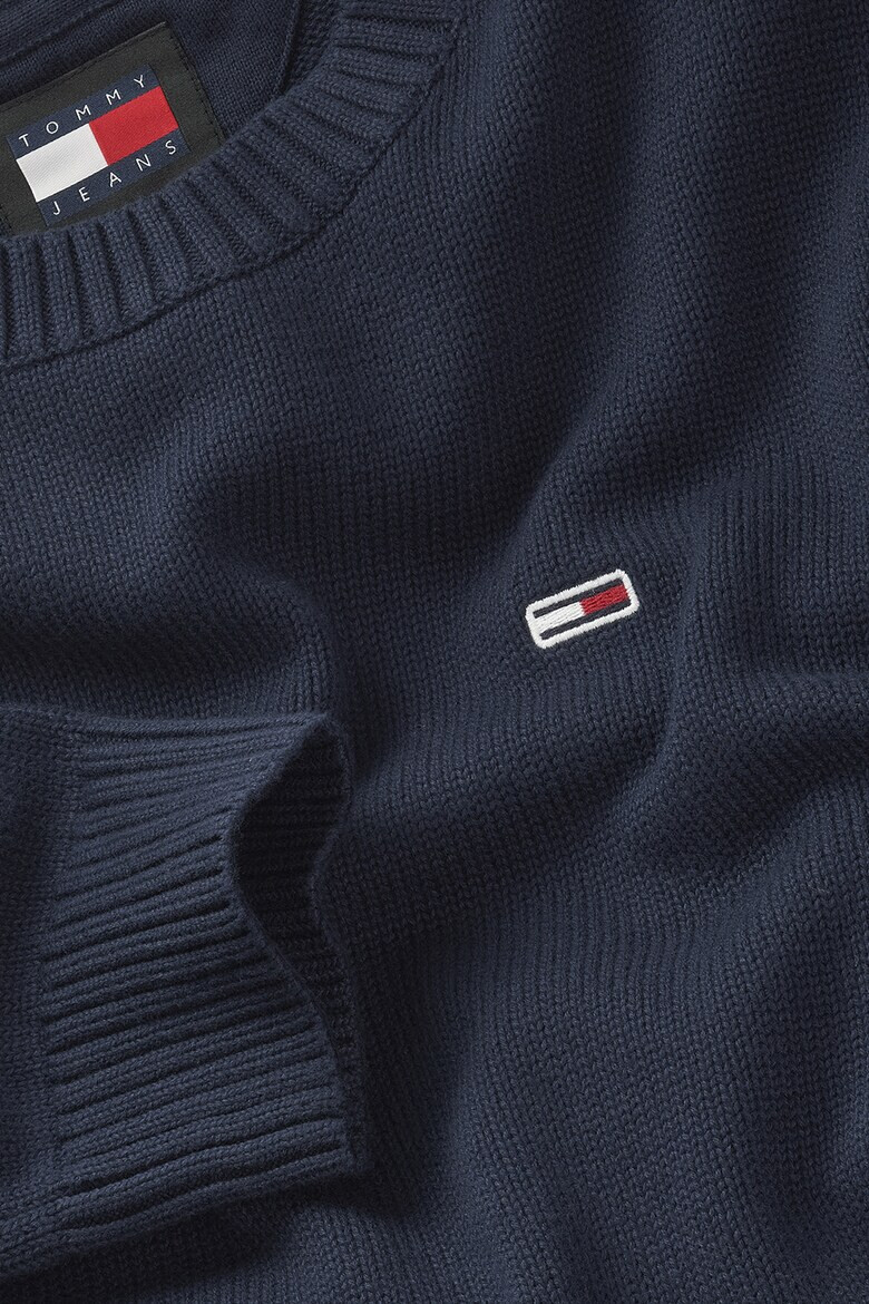 Tommy Jeans Пуловер Essential с овално деколте - Pepit.bg