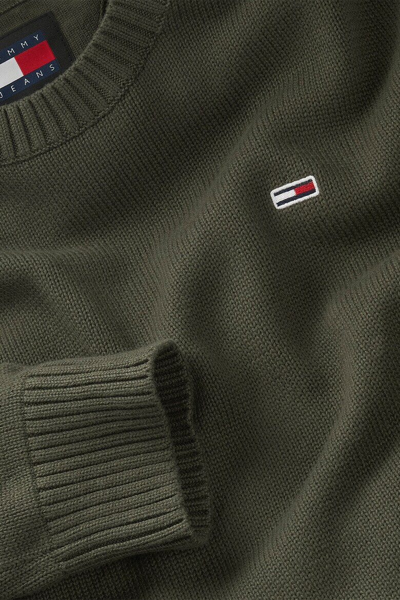 Tommy Jeans Пуловер Essential с овално деколте - Pepit.bg