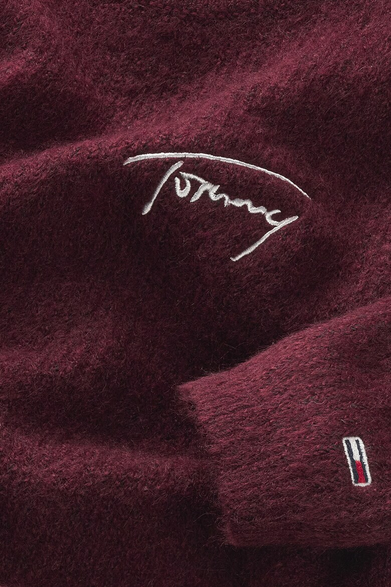 Tommy Jeans Пуловер с бродирано лого - Pepit.bg