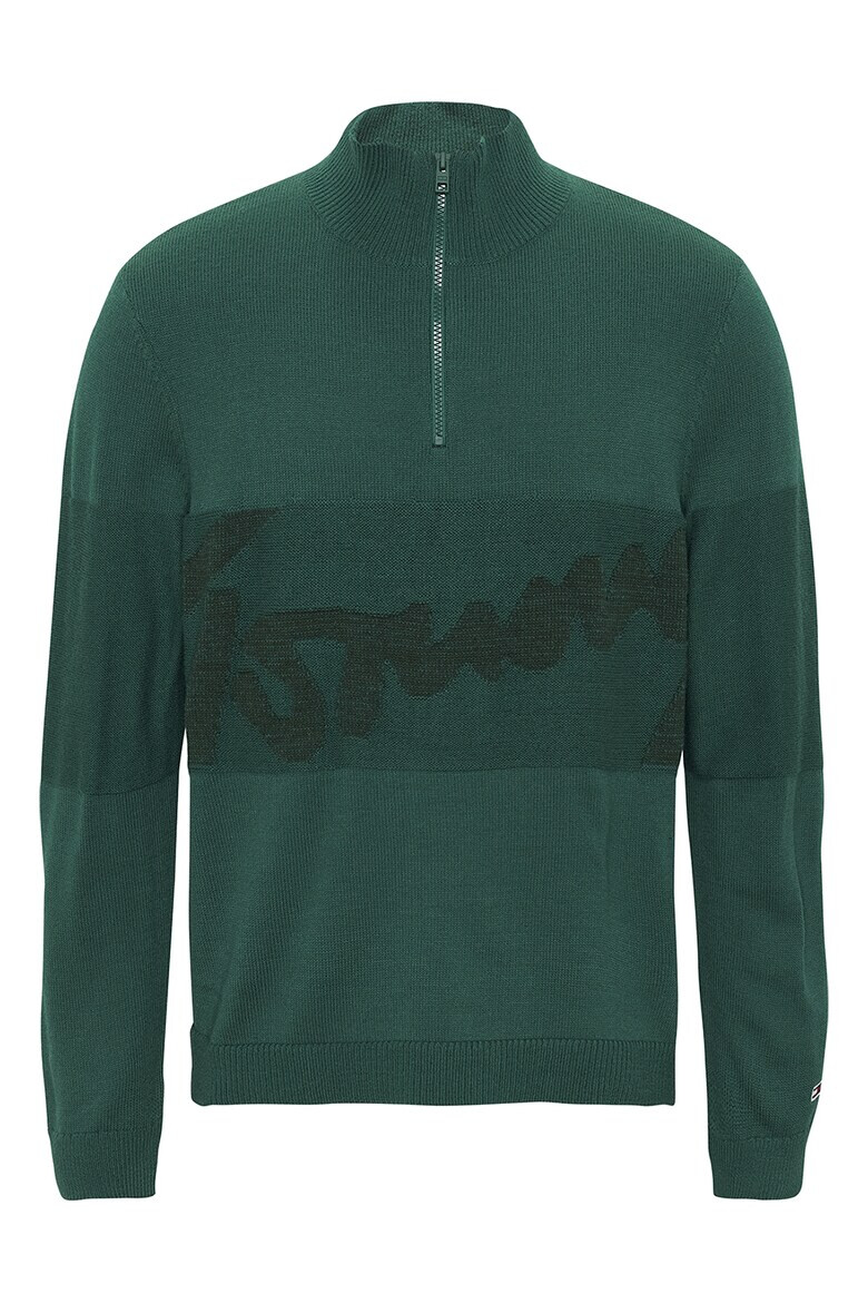 Tommy Jeans Пуловер с къс цип - Pepit.bg
