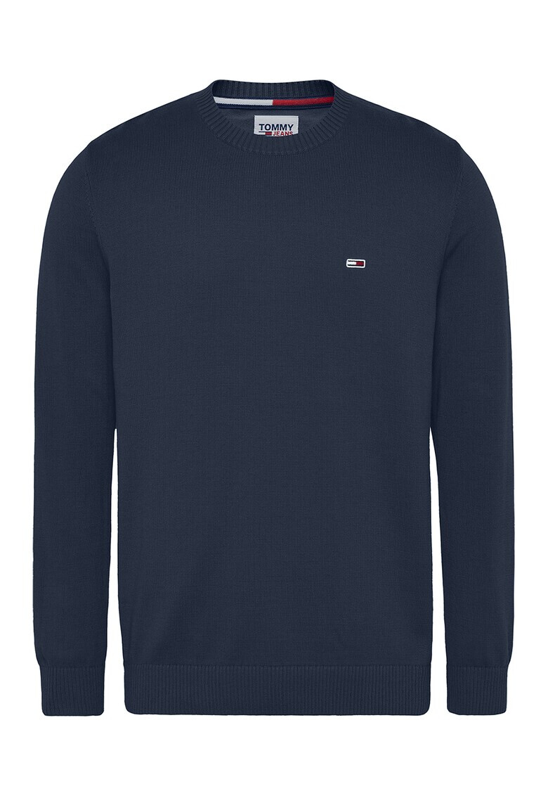 Tommy Jeans Пуловер с овално деколте и лого - Pepit.bg