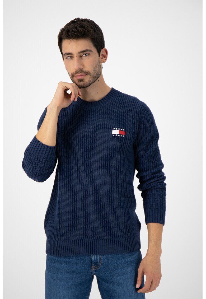Tommy Jeans Пуловер с вълна и лого - Pepit.bg