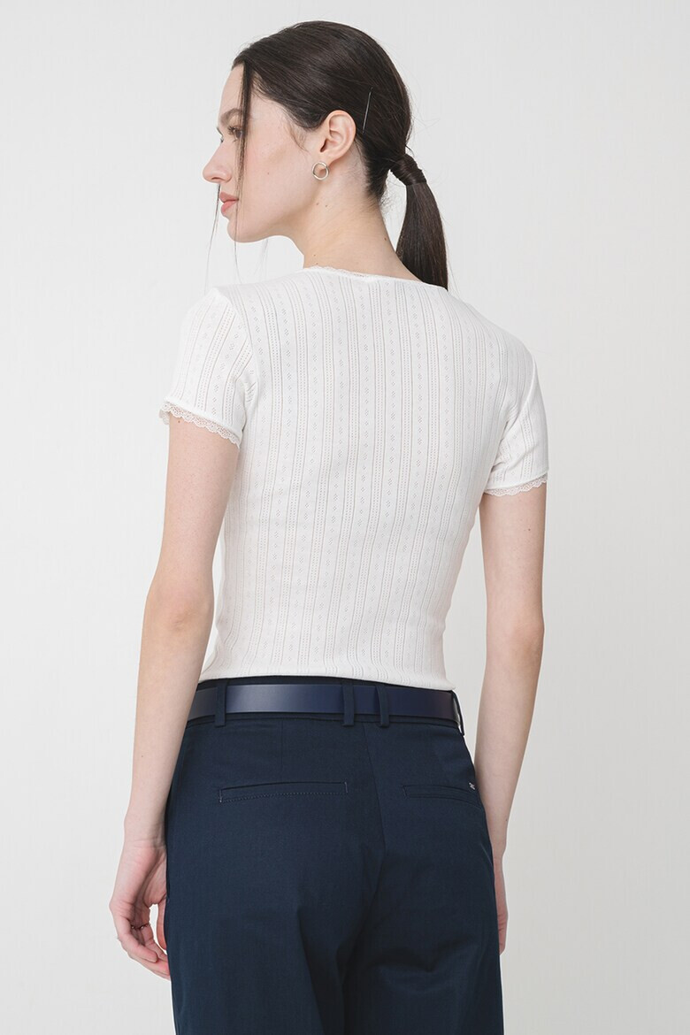 Tommy Jeans Релефна тениска с лого - Pepit.bg