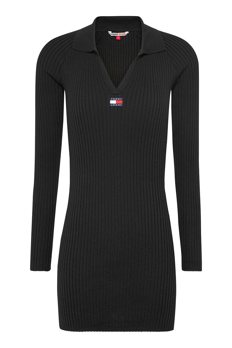 Tommy Jeans Рипсена рокля тип пуловер - Pepit.bg