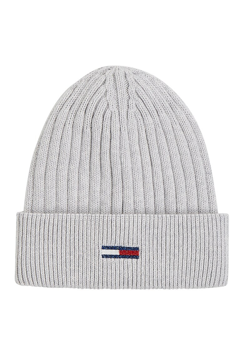 Tommy Jeans Рипсена шапка с бродирано лого - Pepit.bg