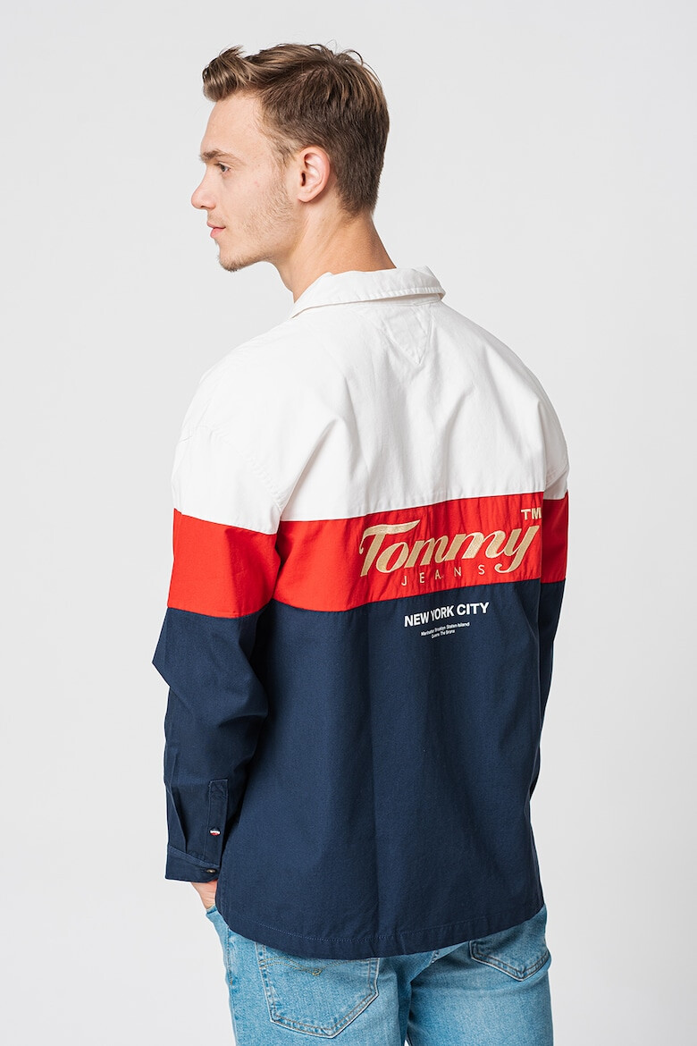 Tommy Jeans Риза Archive от органичен памук - Pepit.bg