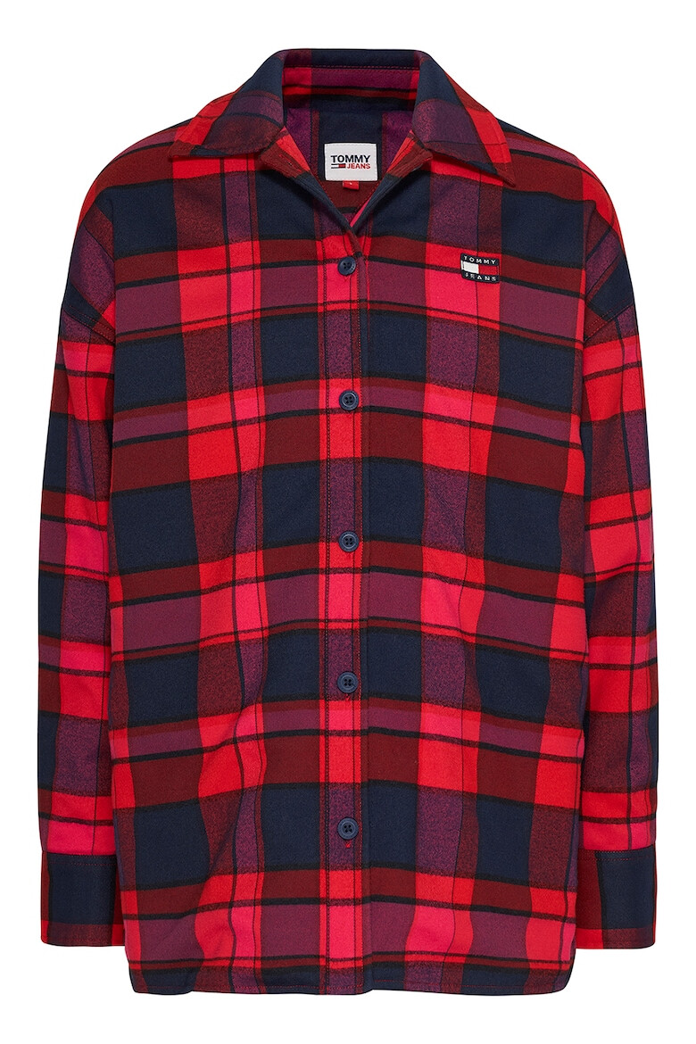 Tommy Jeans Риза на каре - Pepit.bg