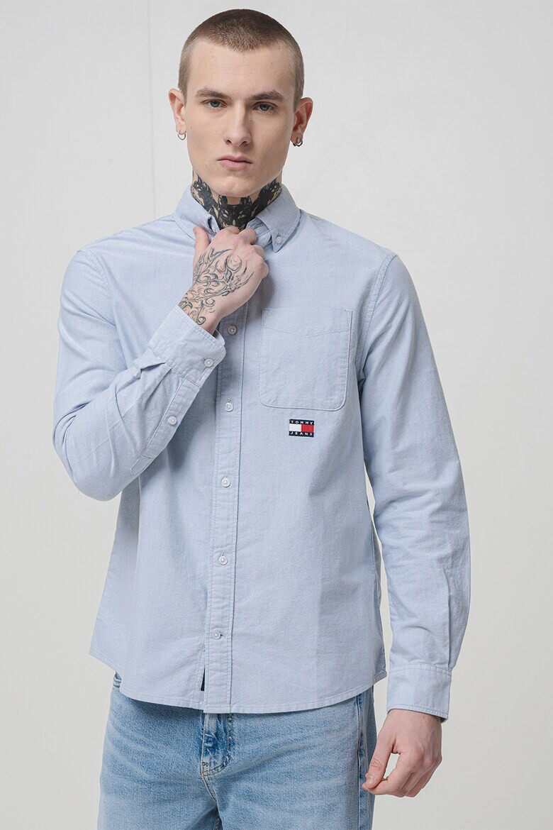 Tommy Jeans Риза Oxford с лого - Pepit.bg