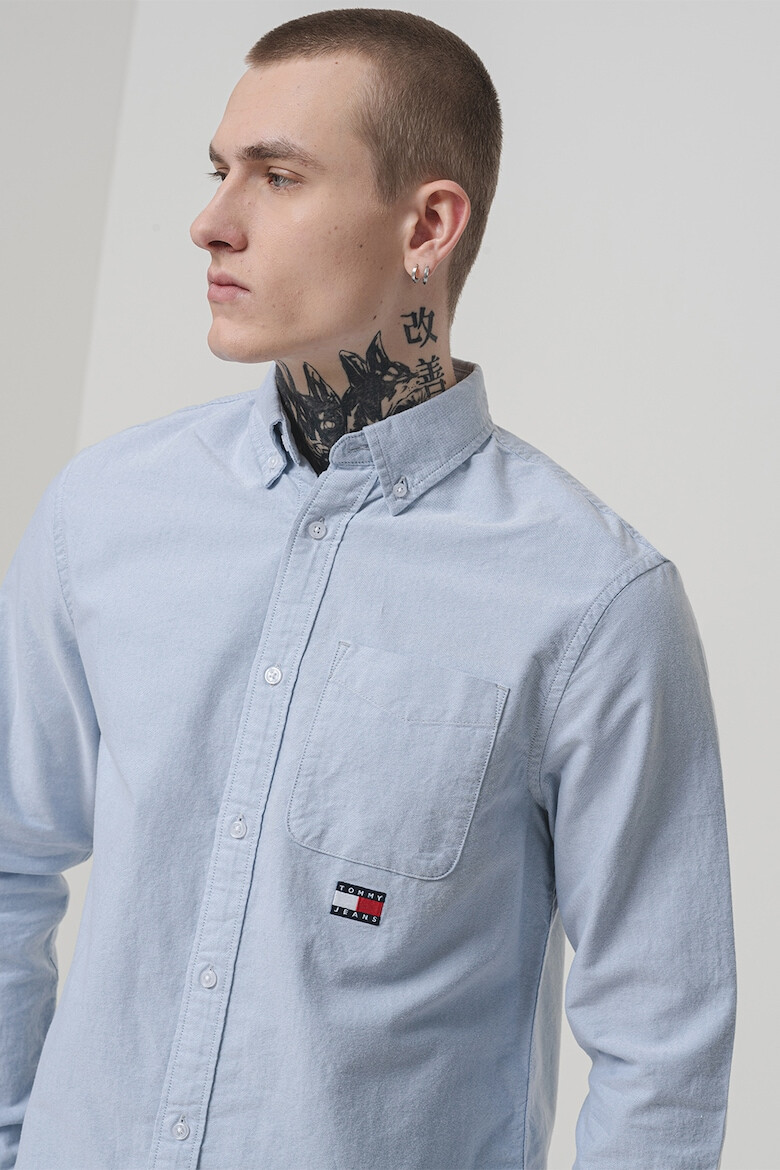Tommy Jeans Риза Oxford с лого - Pepit.bg
