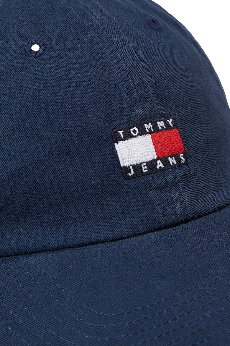 Tommy Jeans Шапка Heritage от органичен памук с лого - Pepit.bg