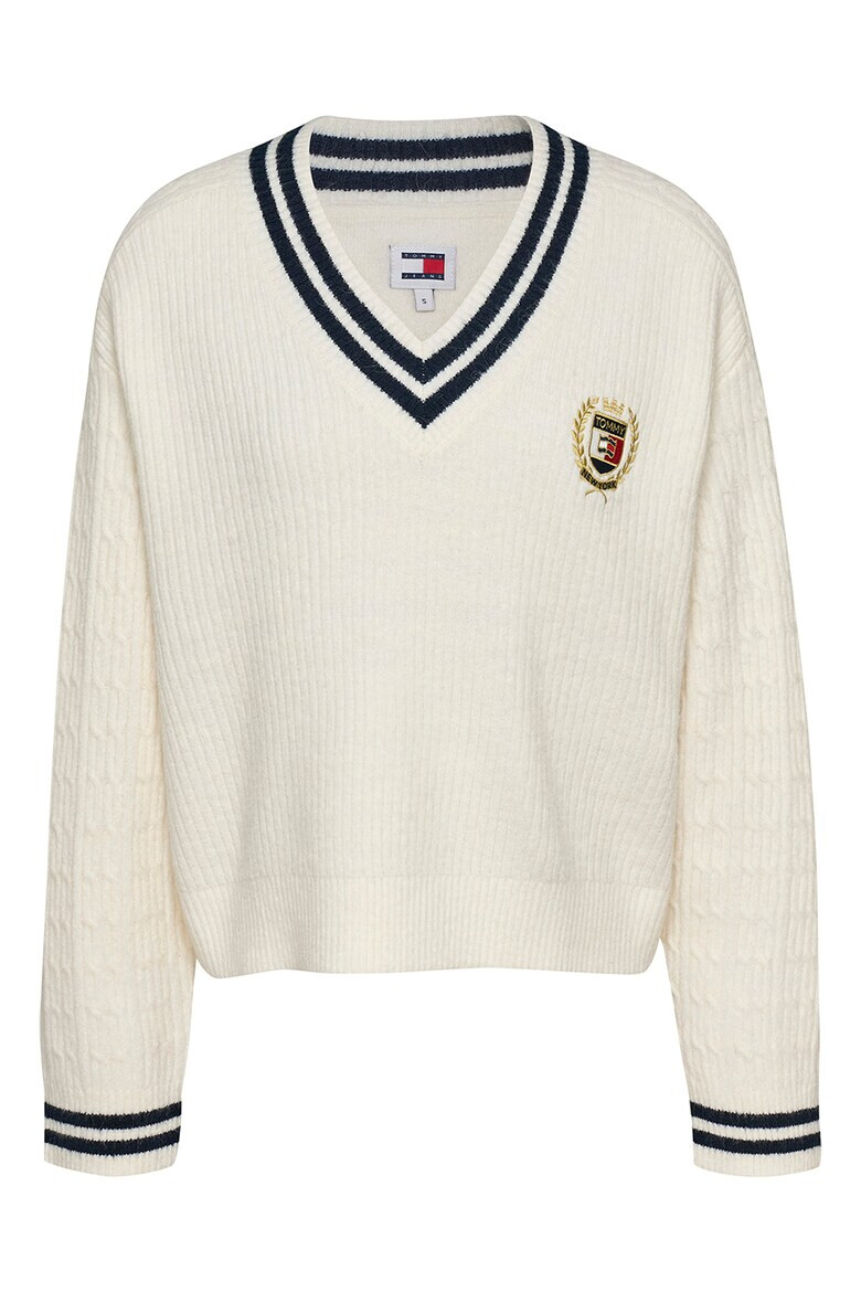 Tommy Jeans Шпиц пуловер - Pepit.bg
