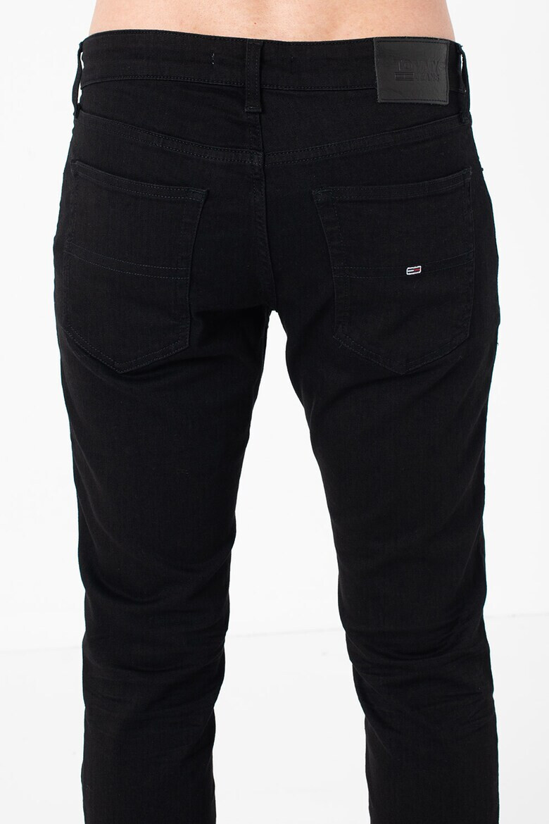 Tommy Jeans Слим дънки Scanton - Черен - Pepit.bg