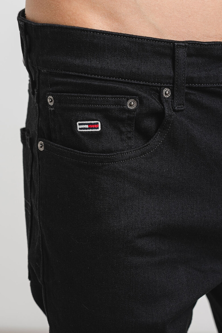 Tommy Jeans Слим дънки Scanton - Черен - Pepit.bg