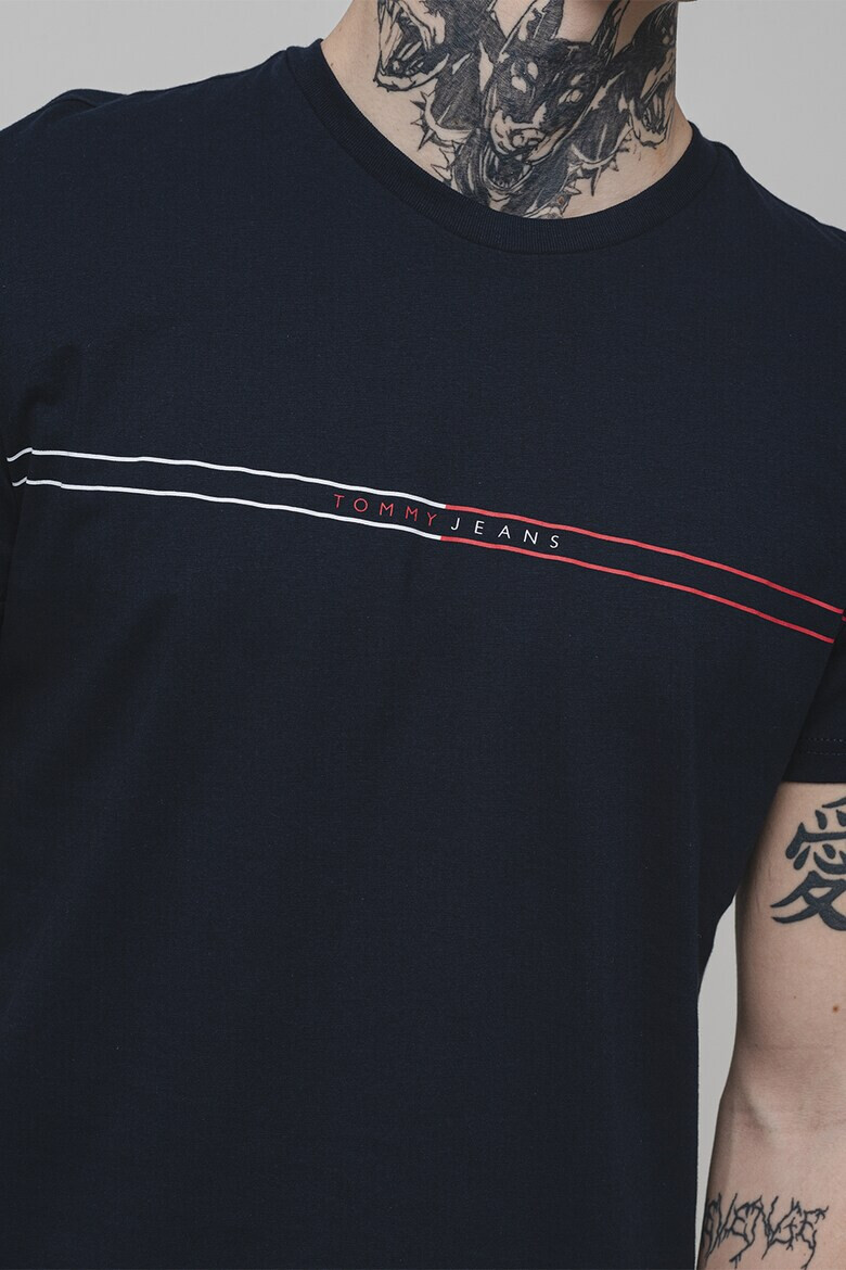 Tommy Jeans Памучна слим тениска - Pepit.bg