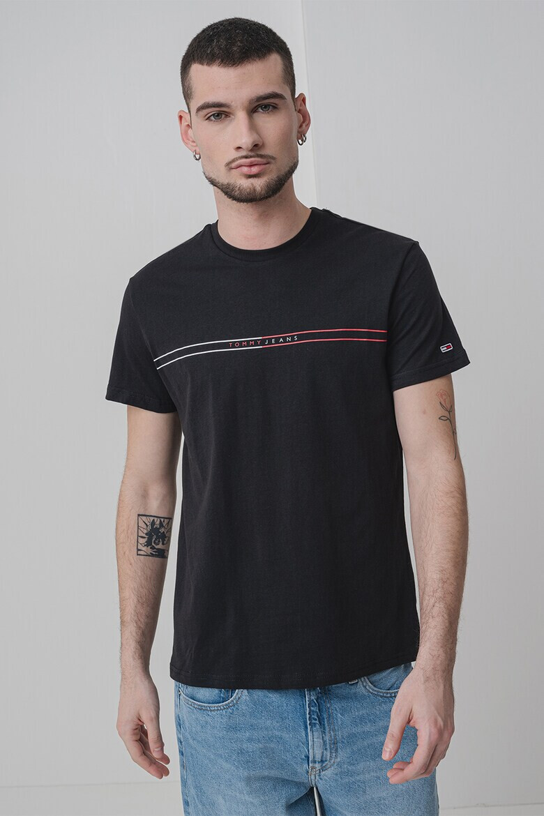 Tommy Jeans Памучна слим тениска - Pepit.bg