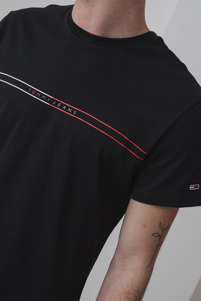 Tommy Jeans Памучна слим тениска - Pepit.bg
