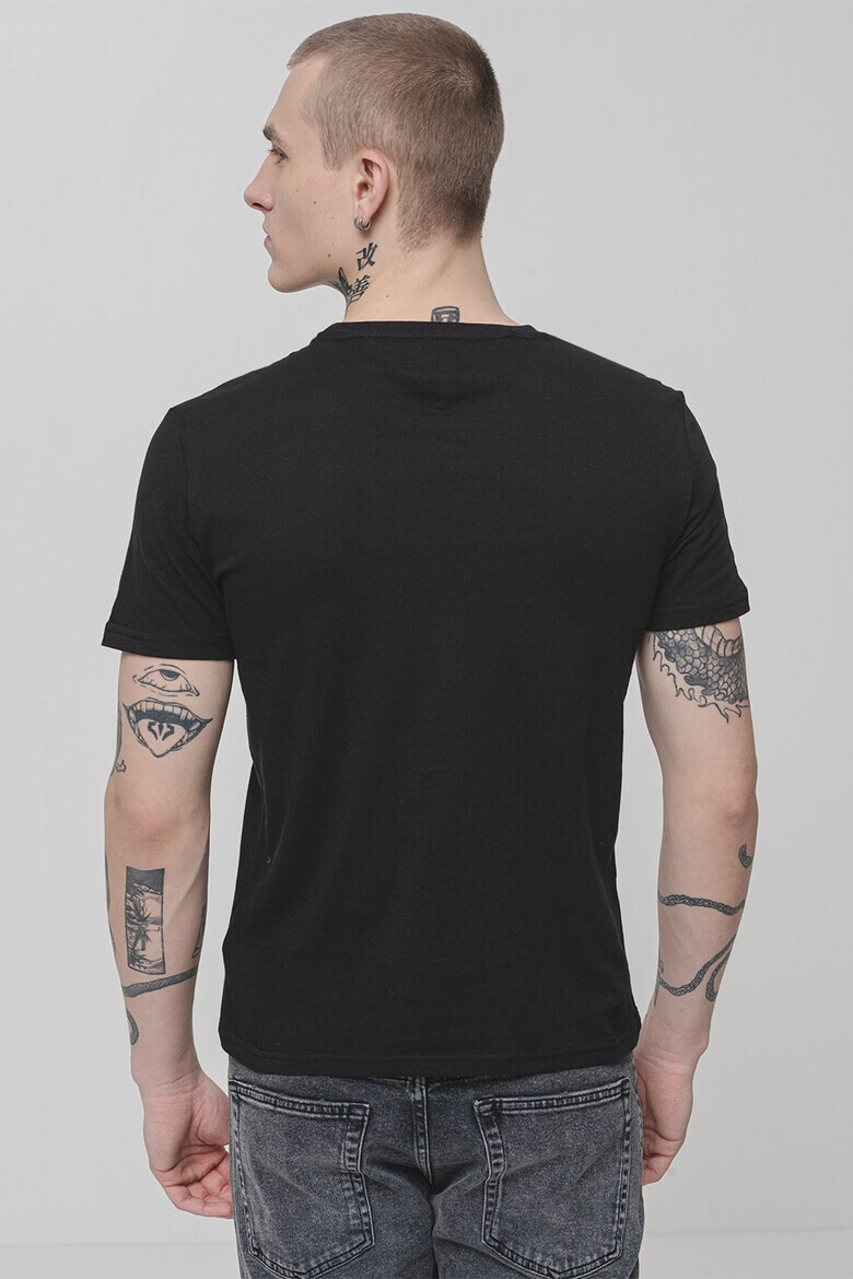 Tommy Jeans Слим тениска - 3 броя - Бял/Избеляло черно - Pepit.bg