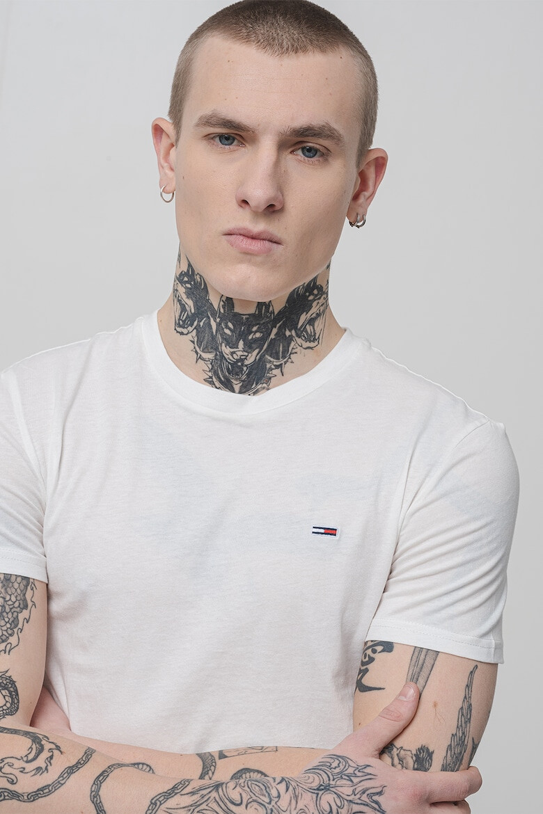 Tommy Jeans Слим тениска - 3 броя - Бял/Черен/Тъмносин - Pepit.bg