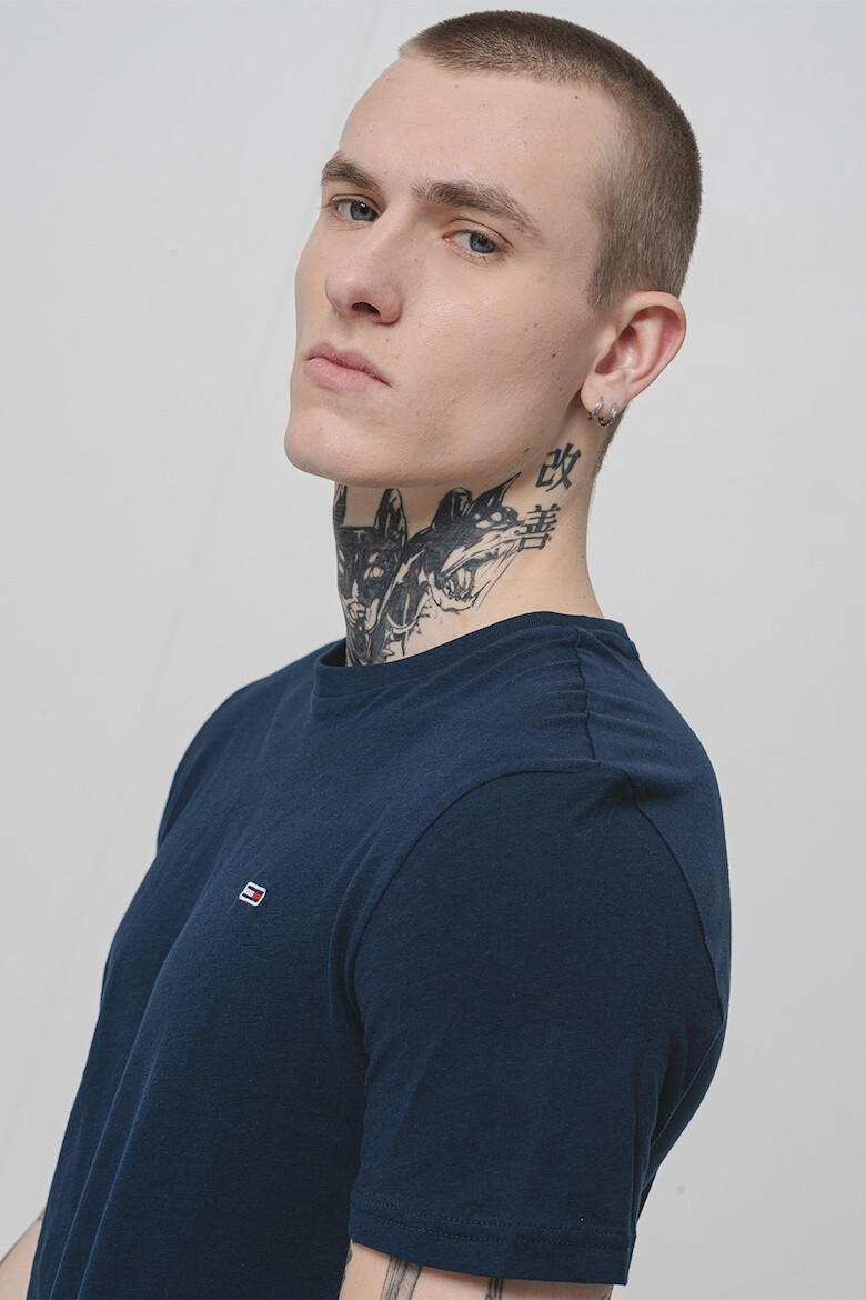 Tommy Jeans Слим тениска - 3 броя - Бял/Черен/Тъмносин - Pepit.bg