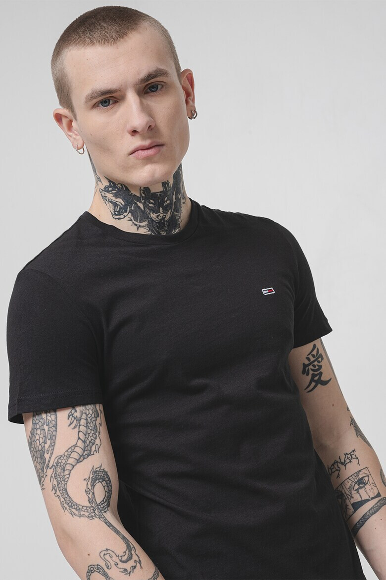 Tommy Jeans Слим тениска - 3 броя - Бял/Черен/Тъмносин - Pepit.bg
