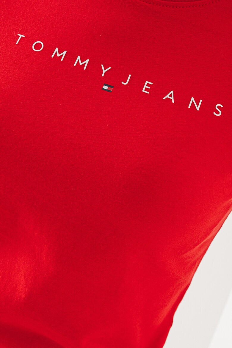 Tommy Jeans Слим тениска с лого - Pepit.bg