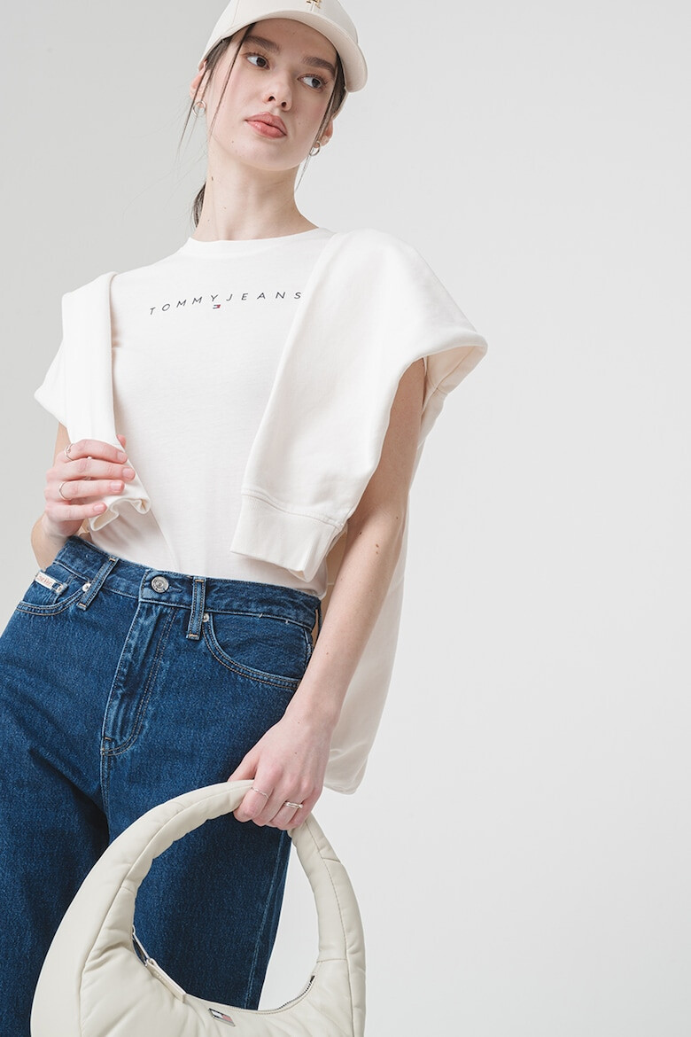 Tommy Jeans Слим тениска с лого - Pepit.bg