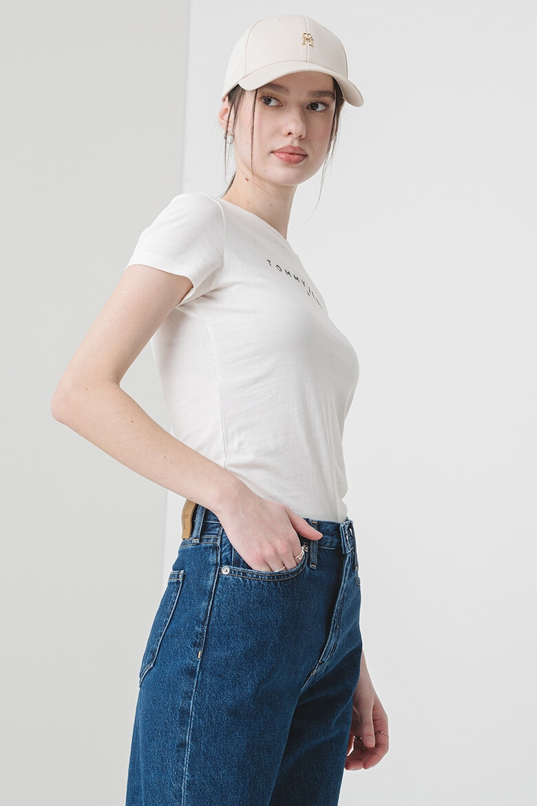 Tommy Jeans Слим тениска с лого - Pepit.bg