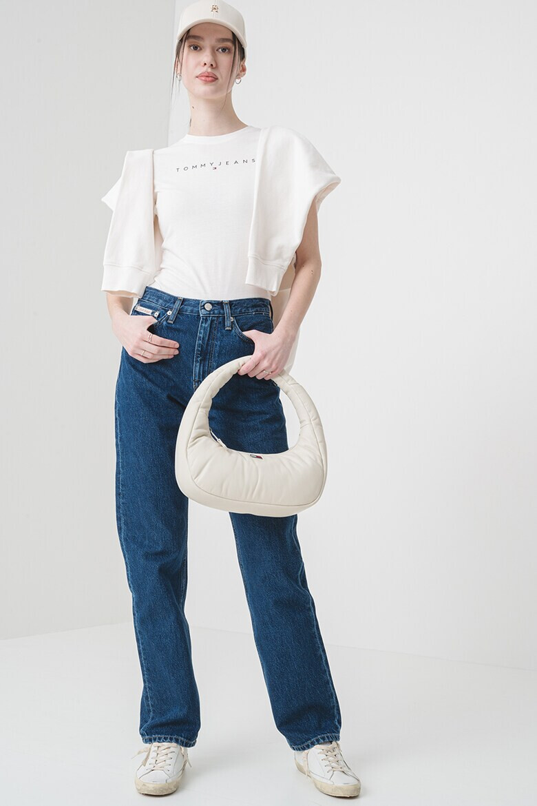 Tommy Jeans Слим тениска с лого - Pepit.bg