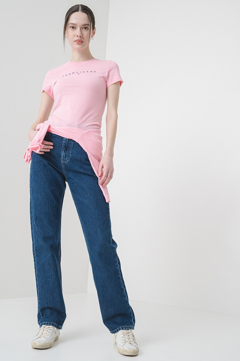Tommy Jeans Слим тениска с лого - Pepit.bg