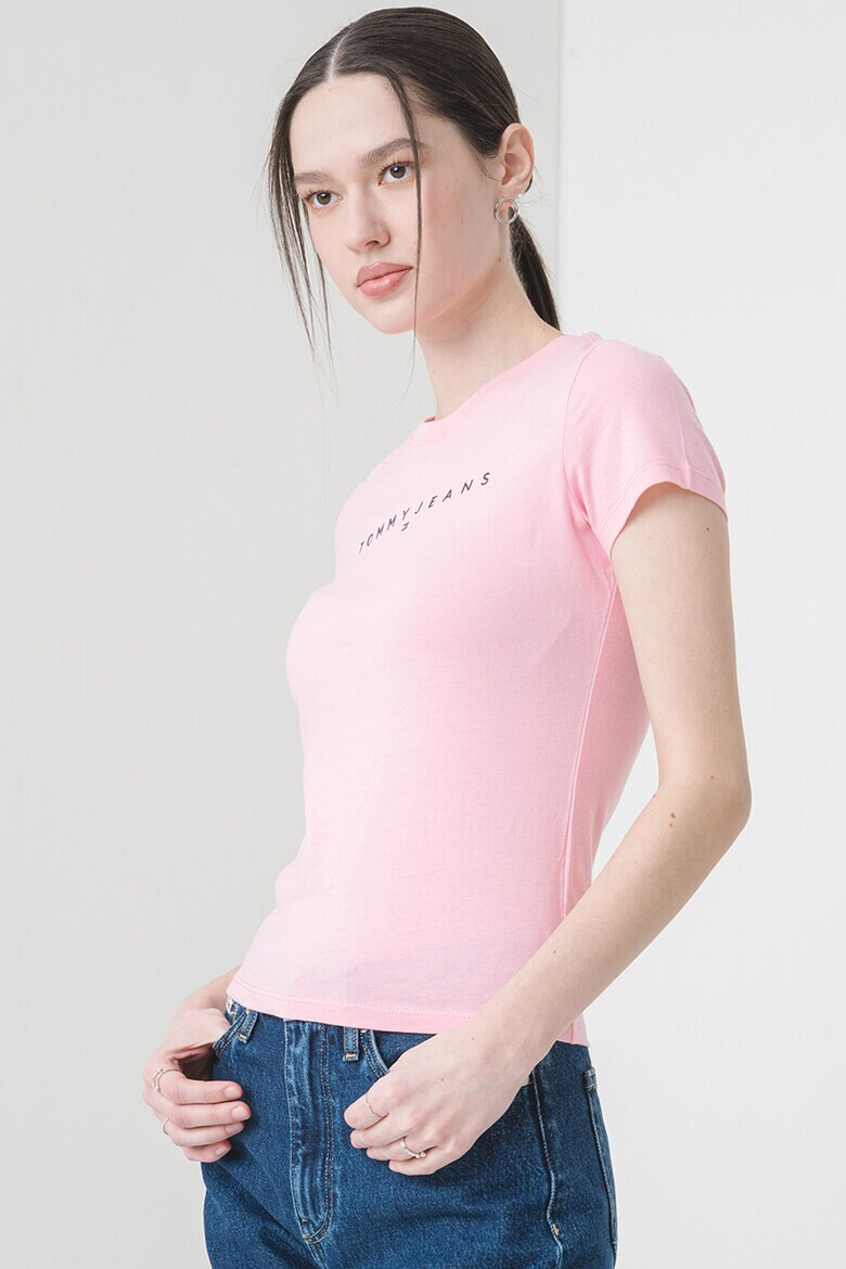 Tommy Jeans Слим тениска с лого - Pepit.bg