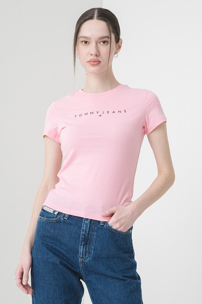 Tommy Jeans Слим тениска с лого - Pepit.bg