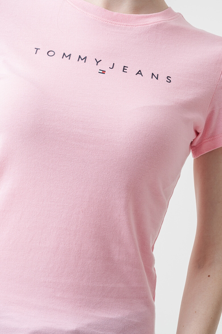 Tommy Jeans Слим тениска с лого - Pepit.bg