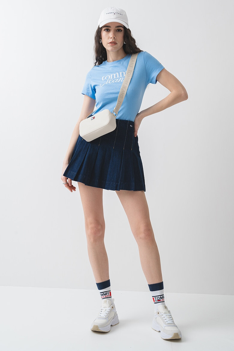 Tommy Jeans Слим тениска с лого - Pepit.bg