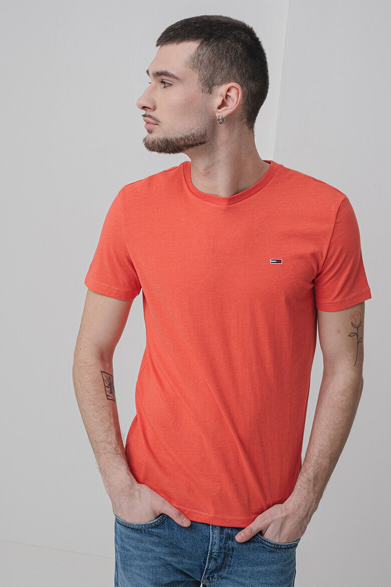 Tommy Jeans Слим тениска с лого - Pepit.bg