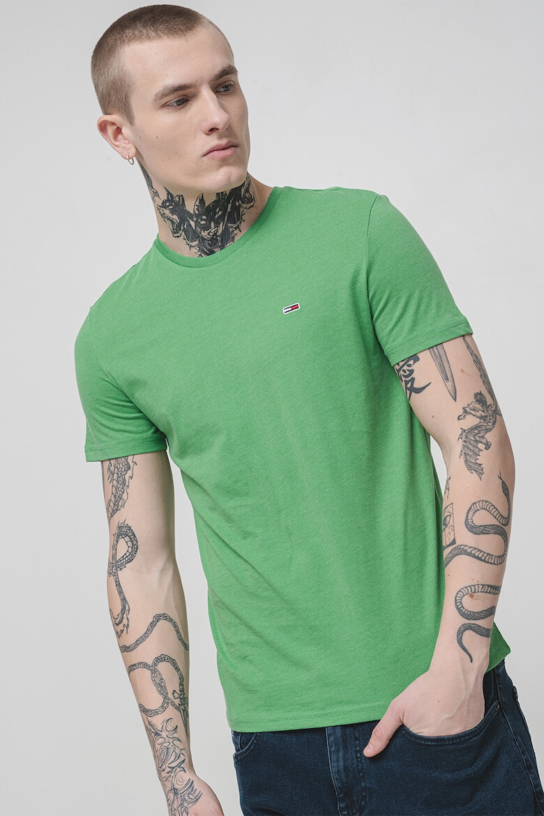 Tommy Jeans Слим тениска с лого - Pepit.bg