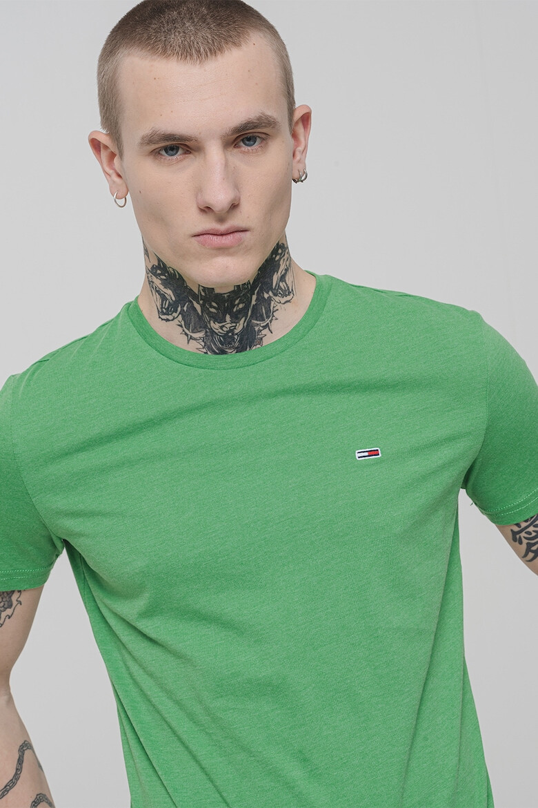 Tommy Jeans Слим тениска с лого - Pepit.bg