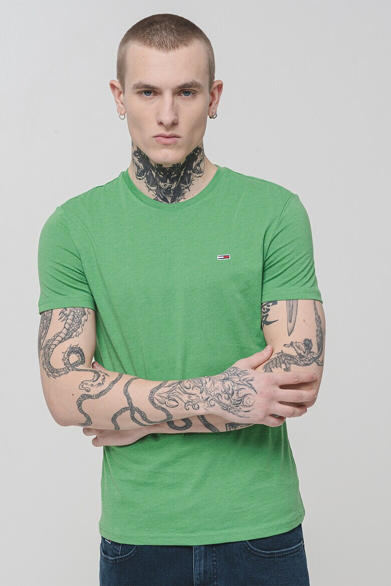 Tommy Jeans Слим тениска с лого - Pepit.bg
