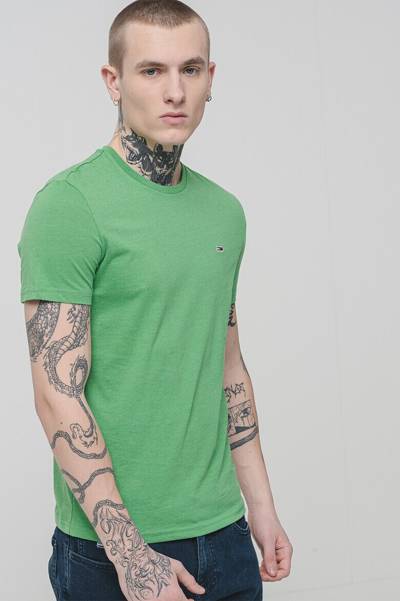 Tommy Jeans Слим тениска с лого - Pepit.bg