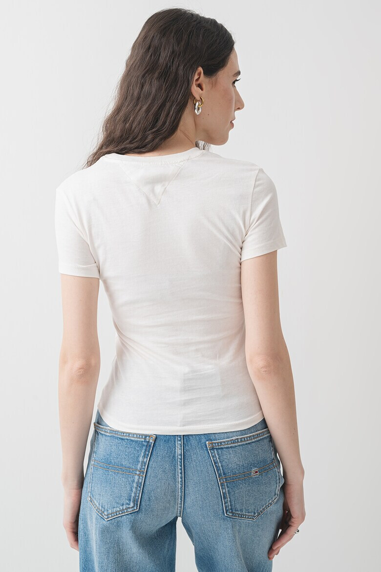 Tommy Jeans Слим тениска с лого - Pepit.bg