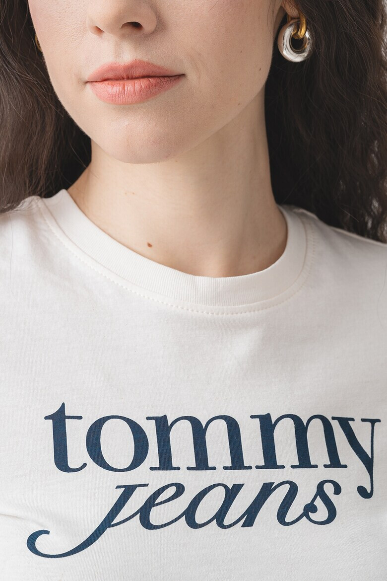 Tommy Jeans Слим тениска с лого - Pepit.bg