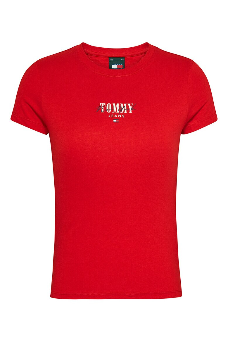 Tommy Jeans Слим тениска с органичен памук - Pepit.bg