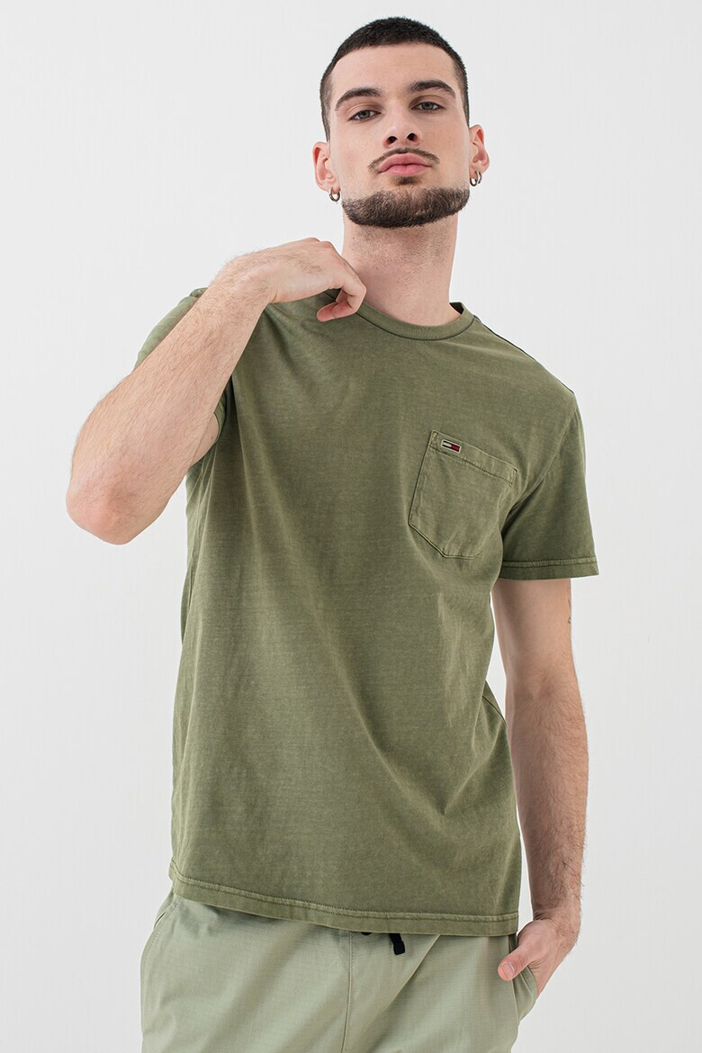 Tommy Jeans Слим тениска с овално деколте - Pepit.bg
