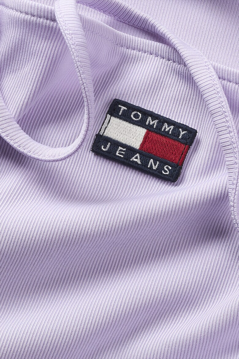 Tommy Jeans Слим топ с лого - Pepit.bg