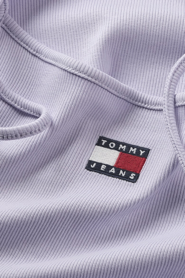 Tommy Jeans Слим топ с органичен памук - Pepit.bg