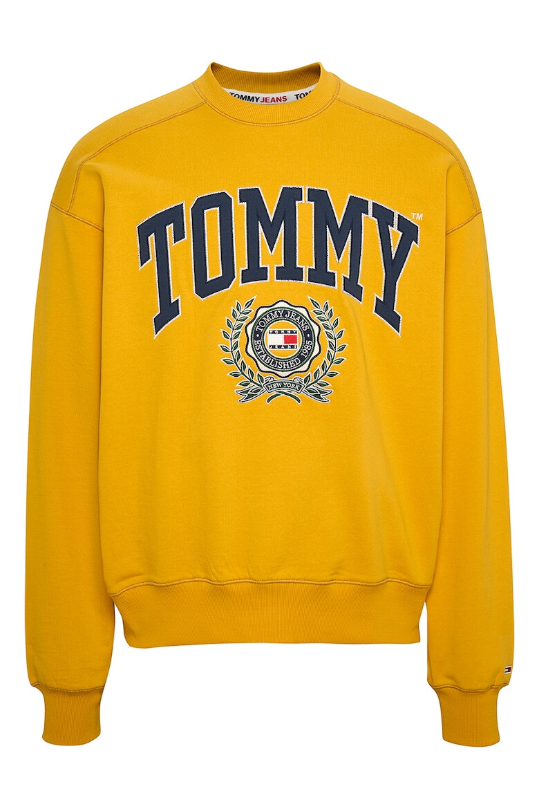 Tommy Jeans Суитшърт от органичен памук с бродирано лого - Pepit.bg