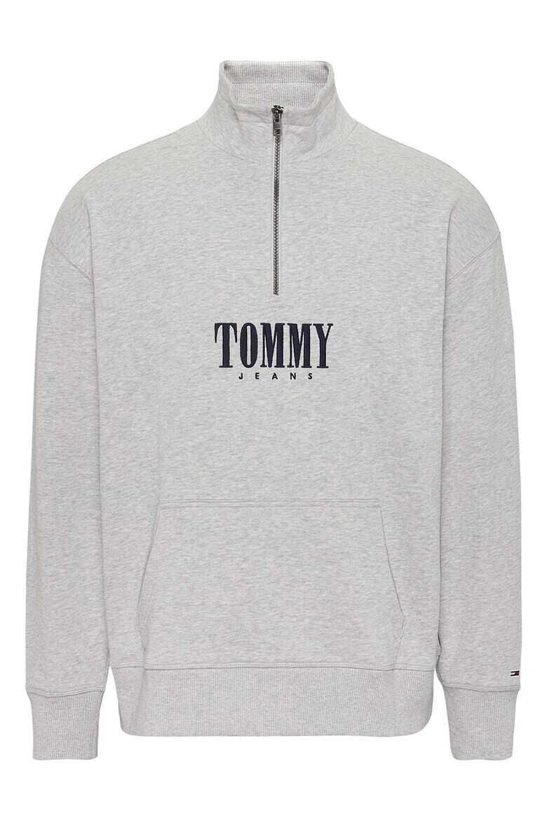 Tommy Jeans Суитшърт от органичен памук с цип - Pepit.bg