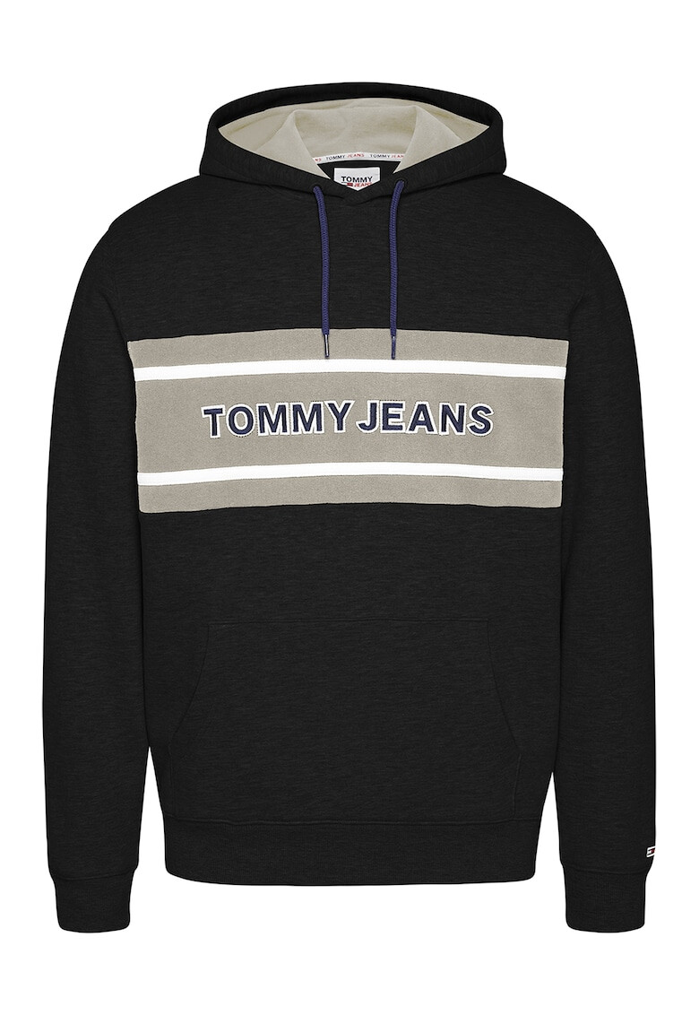 Tommy Jeans Суитшърт от органичен памук с качулка и лого - Pepit.bg