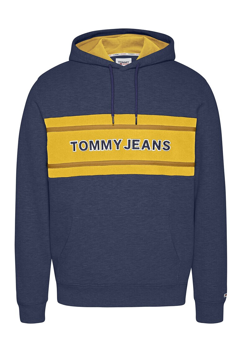 Tommy Jeans Суитшърт от органичен памук с качулка и лого - Pepit.bg